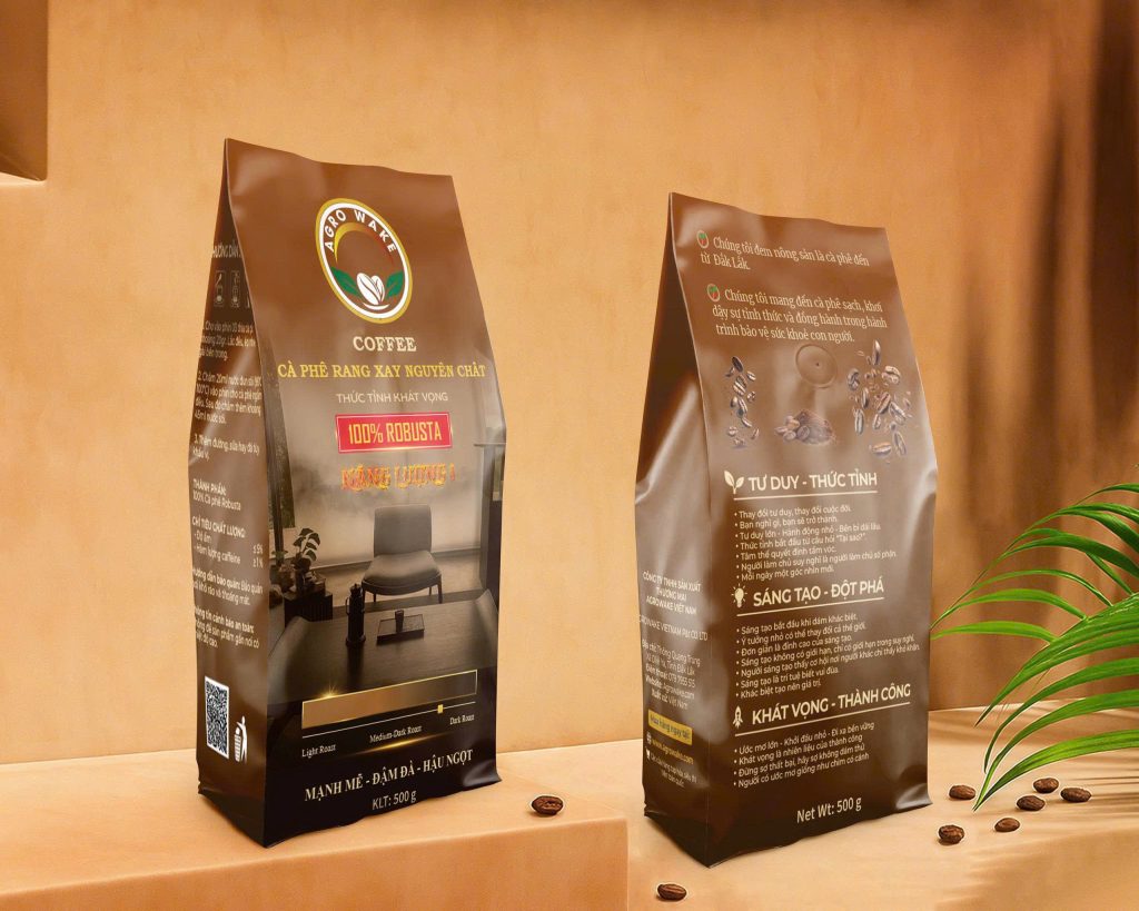 Cà Phê Hạt Mộc Pha Máy